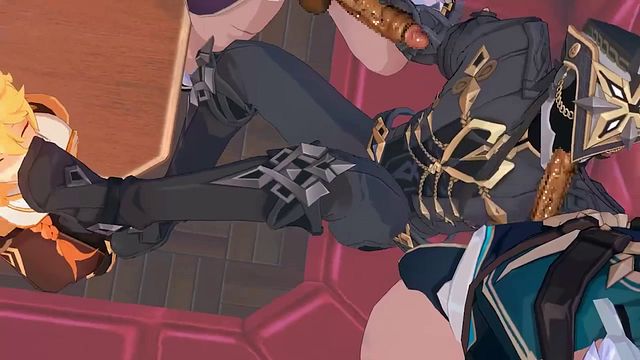 Capitano x Fatui - Genshin Impact Yaoi Animation R34