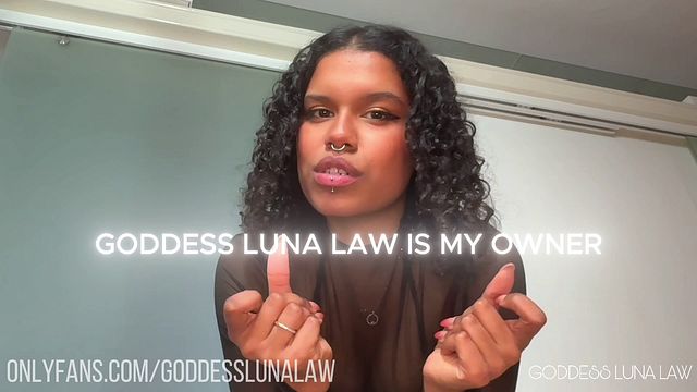 Reminder: You exist to Obey - Serving The ebony Goddess Luna Law is your purpose, VFX, Mindfuck,  Femdom Mantras